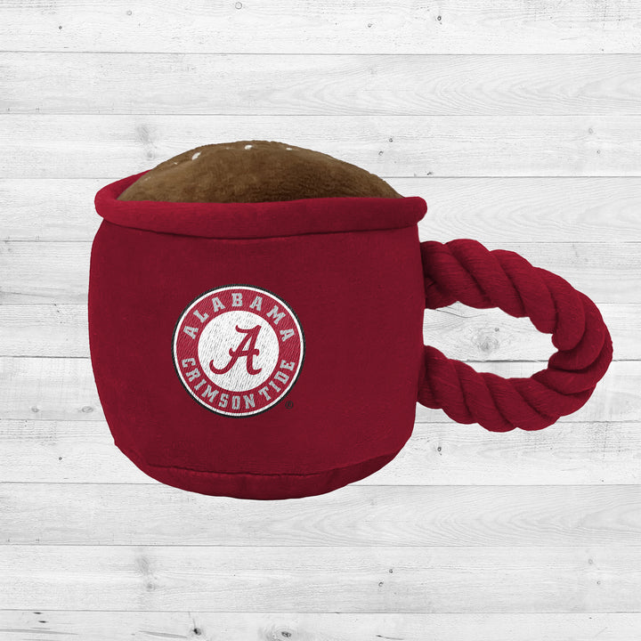 Alabama Crimson Tide | NCAA Officially Licensed | Coffee Cup Dog Toy