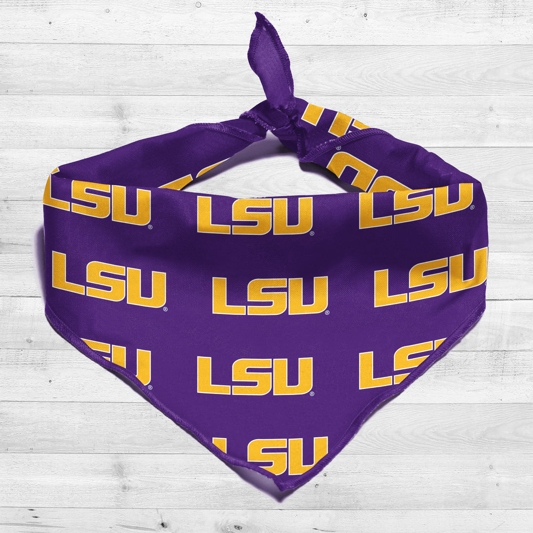 LSU Tigers | NCAA Officially Licensed | Dog Bandana