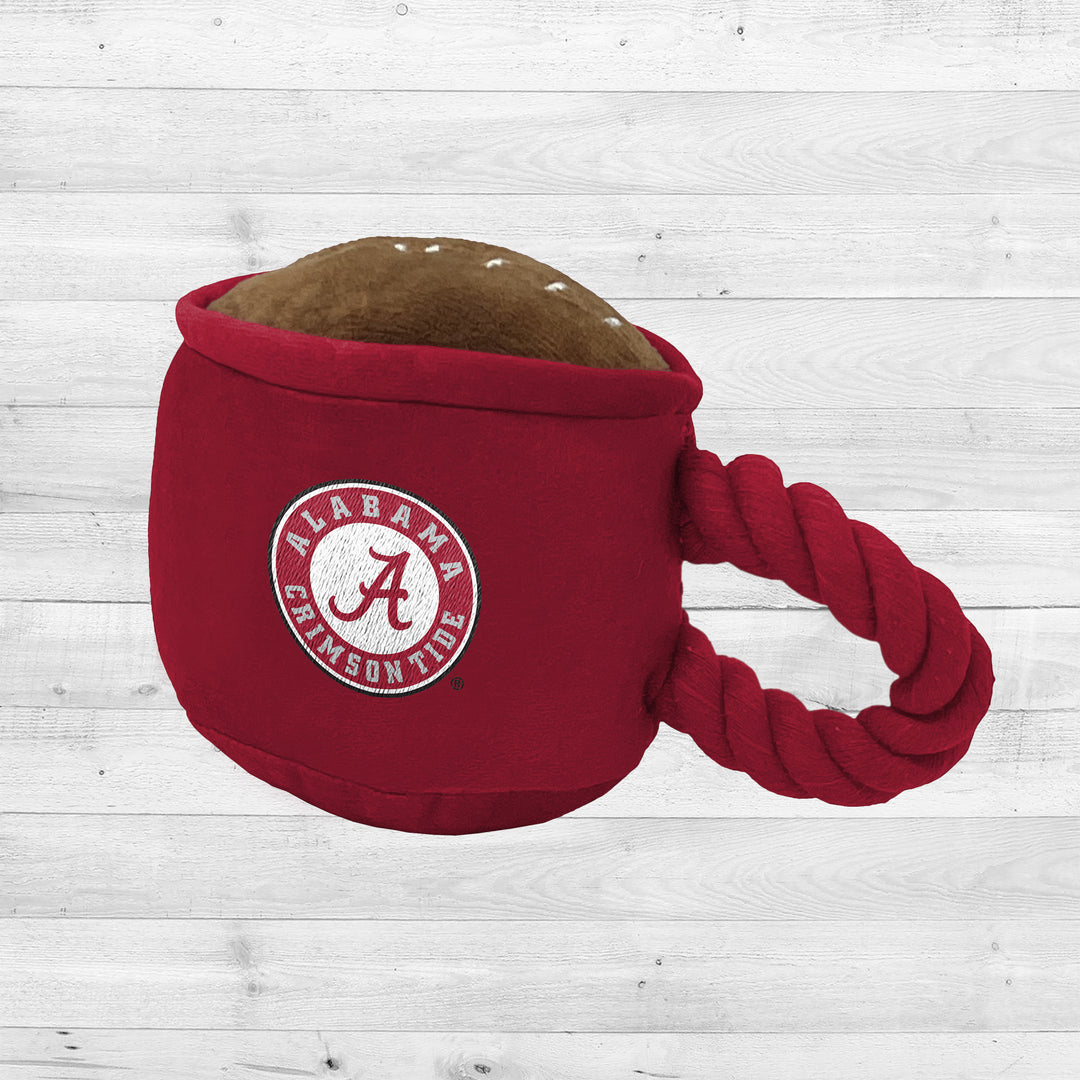 Alabama Crimson Tide | NCAA Officially Licensed | Coffee Cup Dog Toy