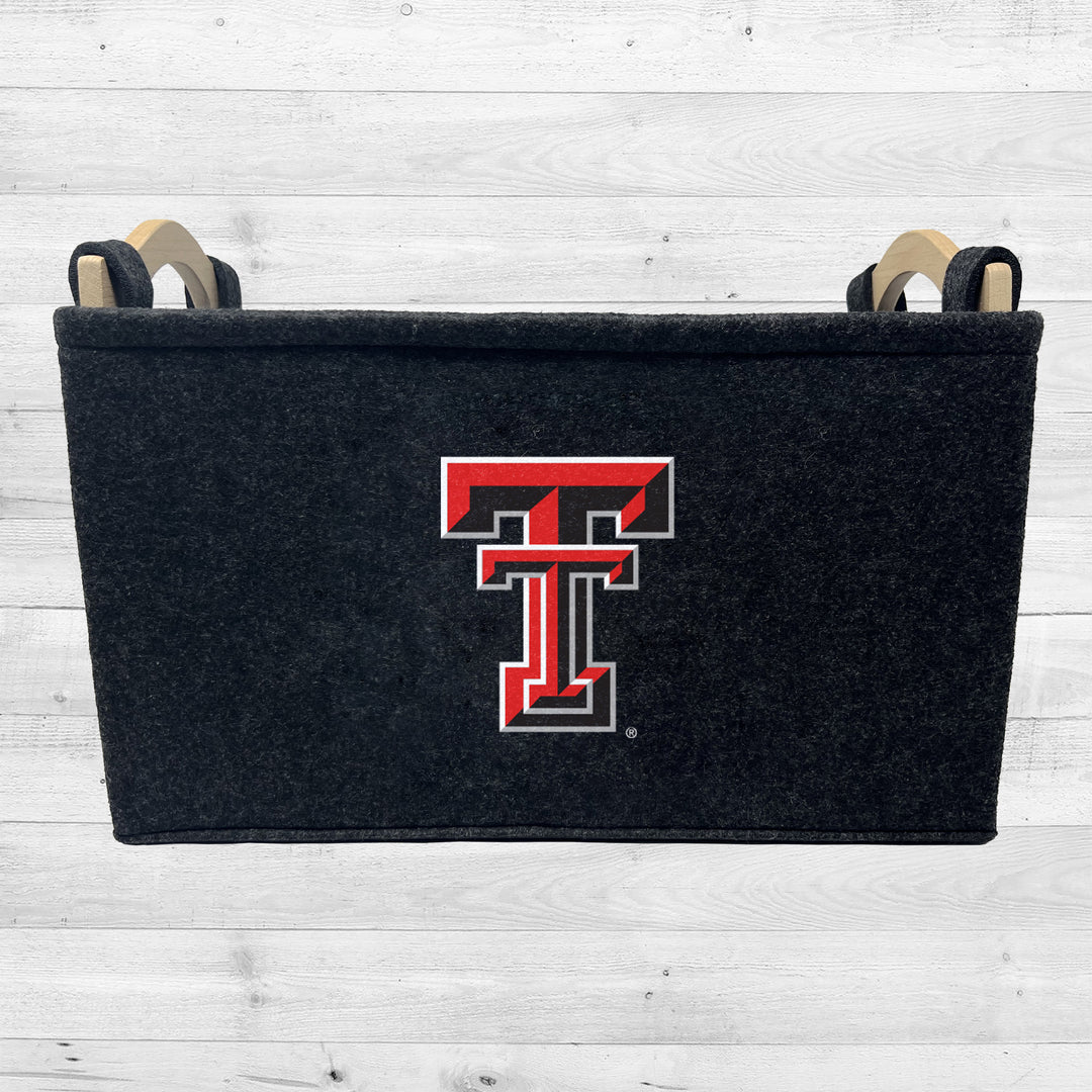 Texas Tech Red Raiders | NCAA Officially Licensed | Toy Basket | Perfect for Home Decor & Dog Toys