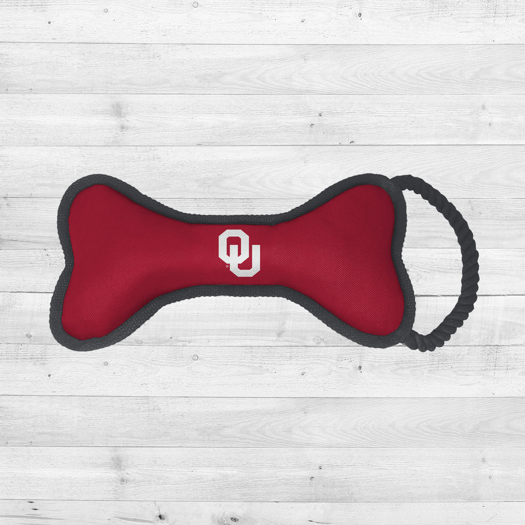 Oklahoma Sooners | NCAA Officially Licensed | Bone Dog Toy