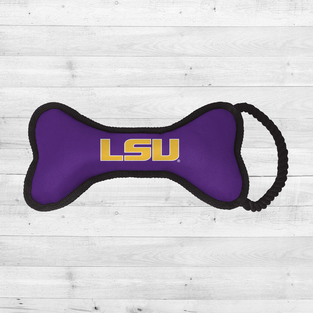LSU Tigers | NCAA Officially Licensed | Bone Dog Toy