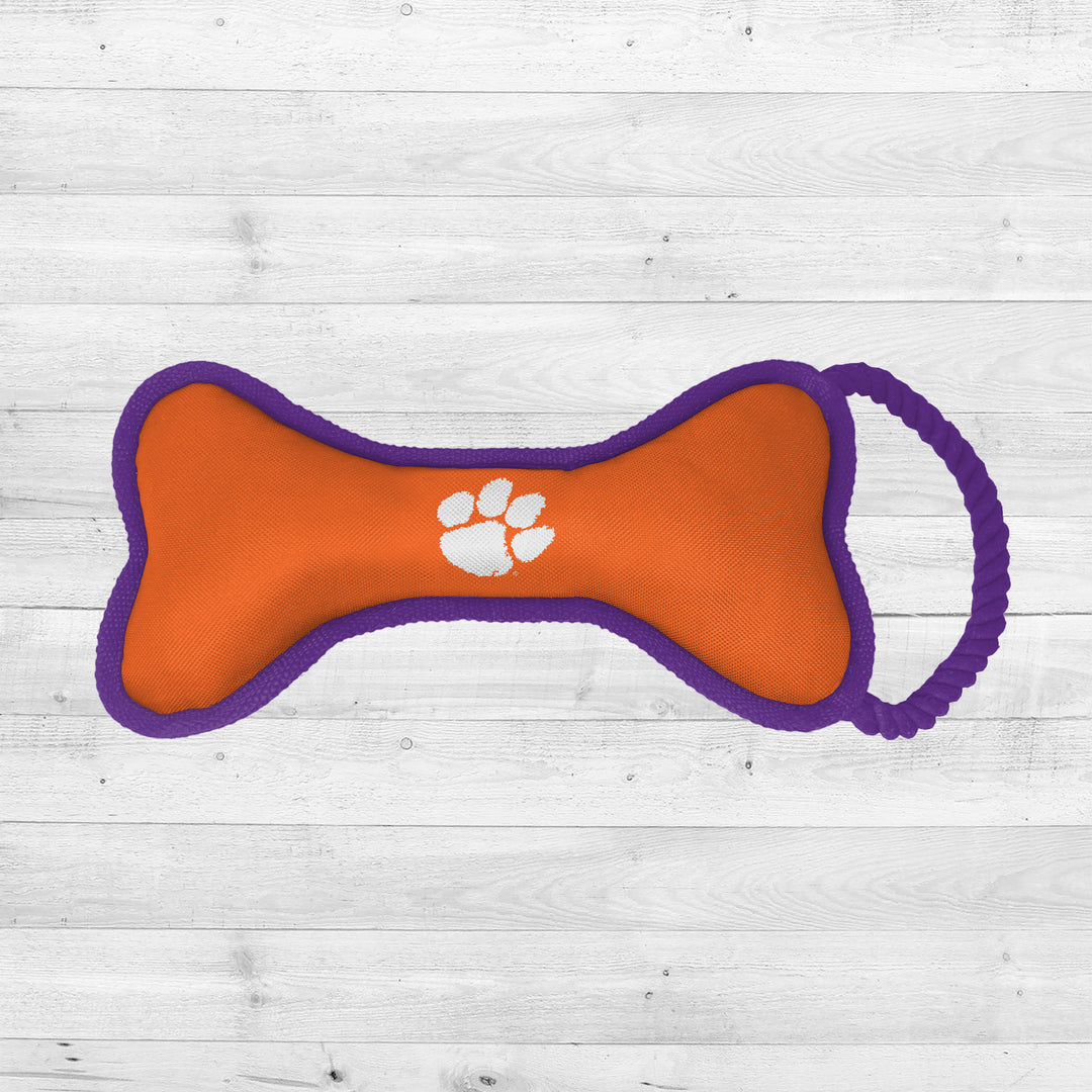 Clemson Tigers | NCAA Officially Licensed | Bone Dog Toy