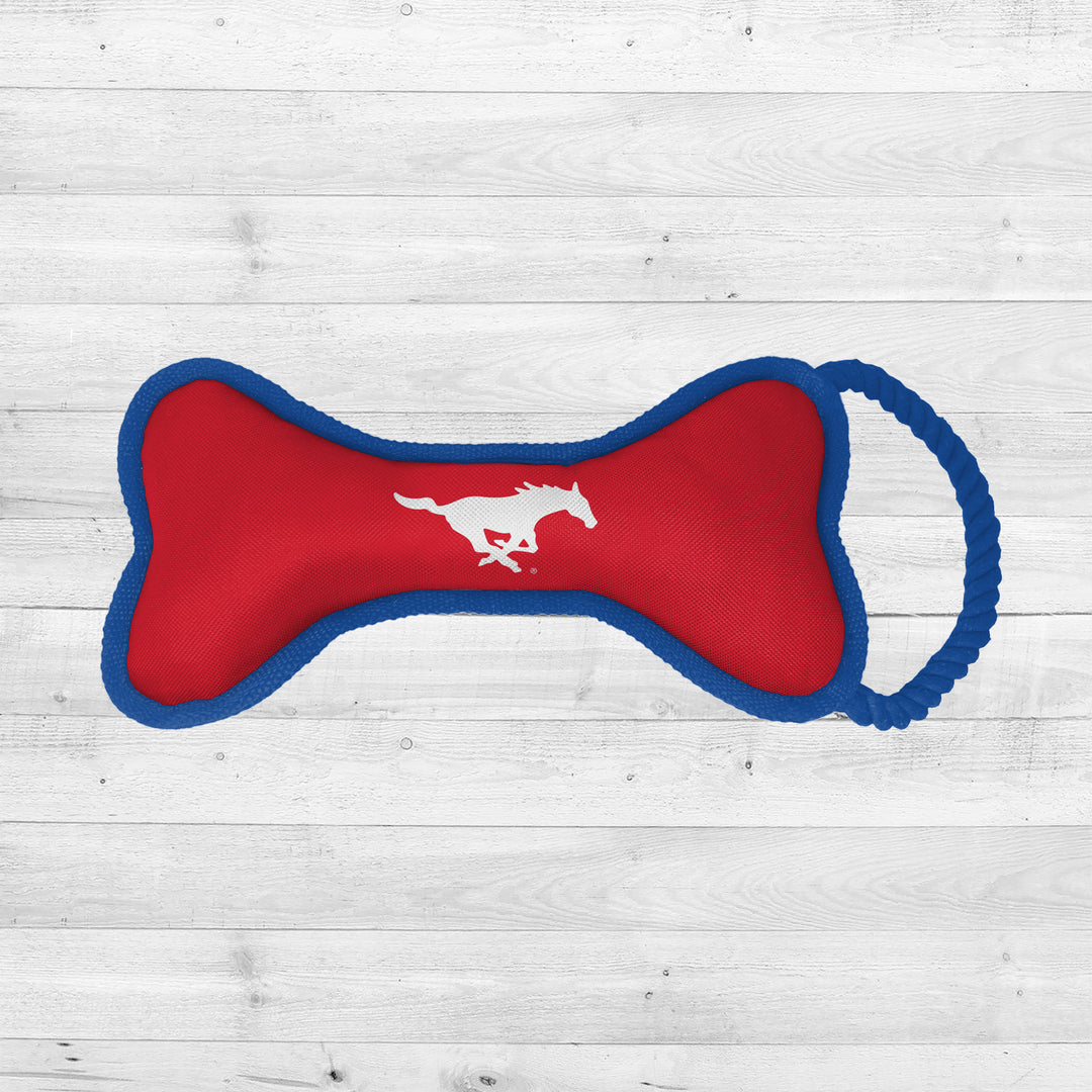 SMU Mustangs | NCAA Officially Licensed | Bone Dog Toy
