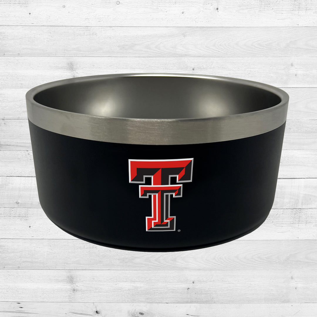 Texas Tech Red Raiders | NCAA Officially Licensed | 32 Oz Food & Water Bowl