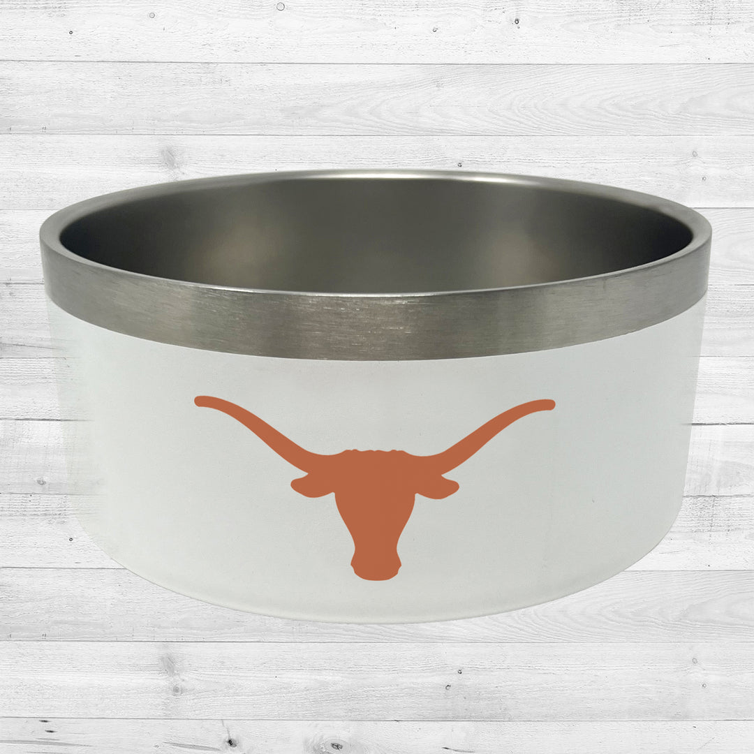 Texas Longhorns | NCAA Officially Licensed | 32 Oz Food & Water Bowl