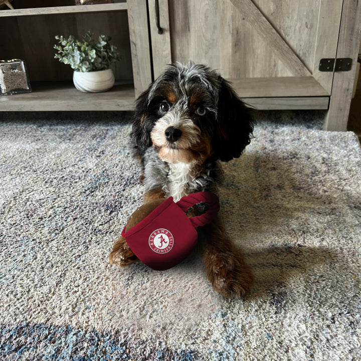 Alabama Crimson Tide | NCAA Officially Licensed | Coffee Cup Dog Toy