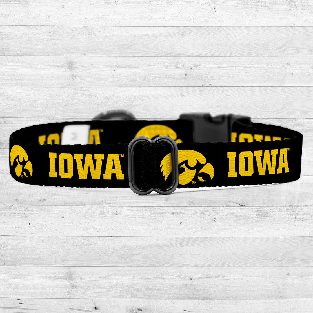 Iowa Hawkeyes | NCAA Officially Licensed | Pet Collar