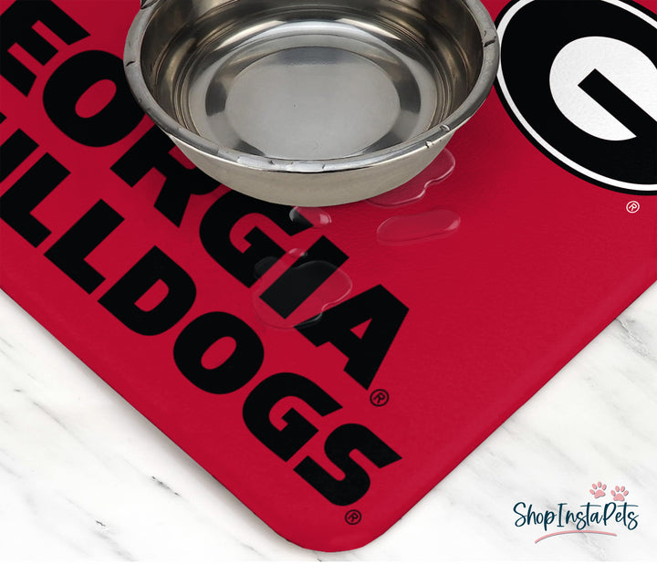 Georgia Bulldogs | NCAA Officially Licensed | Food & Water Mat
