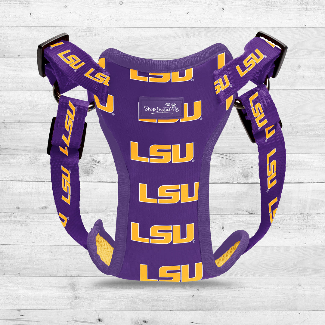 LSU Tigers | NCAA Officially Licensed | Dog Harness