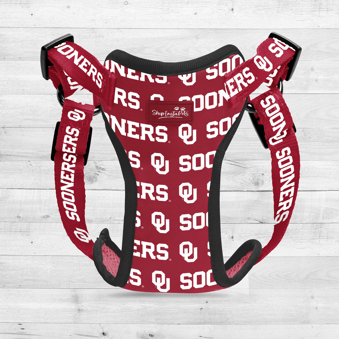 Oklahoma Sooners | NCAA Officially Licensed | Dog Harness