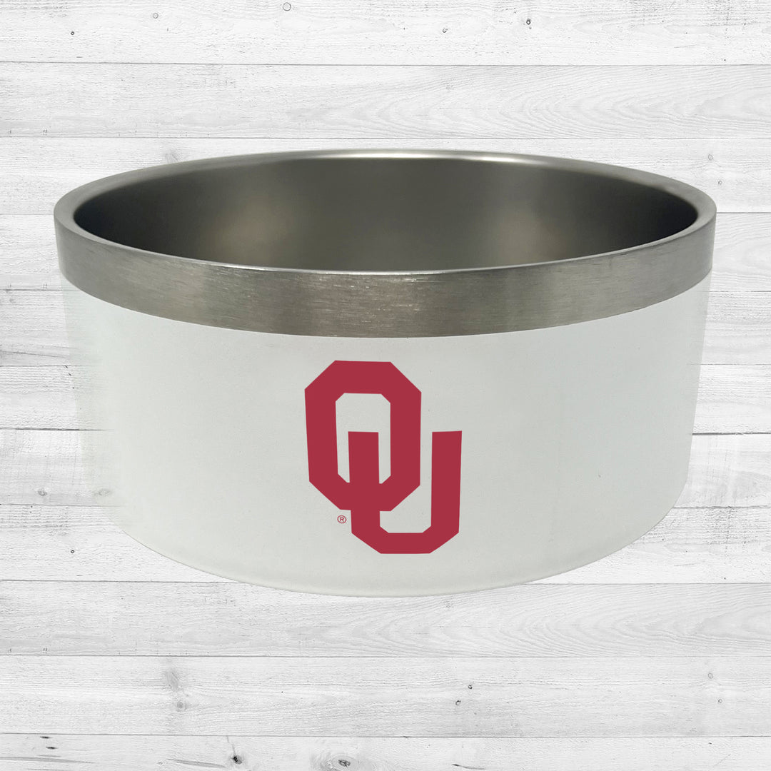 Oklahoma Sooners | NCAA Officially Licensed | 32 Oz Food & Water Bowl