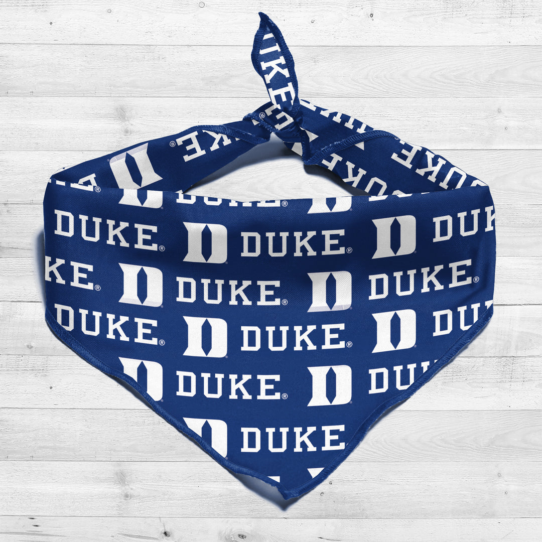 Duke Blue Devils | NCAA Officially Licensed | Dog Bandana | Fits Pets of all Sizes