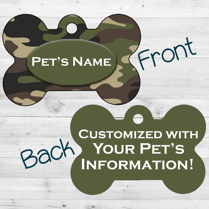 Camo | Army Green | Dog Tag 2-Sided
