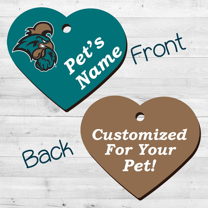 Coastal Carolina Chanticleers | NCAA Officially Licensed | Pet Tag 2-Sided