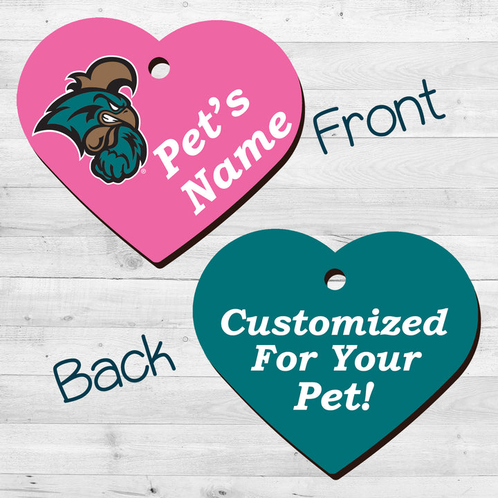 Coastal Carolina Chanticleers | NCAA Officially Licensed | Pet Tag 2-Sided