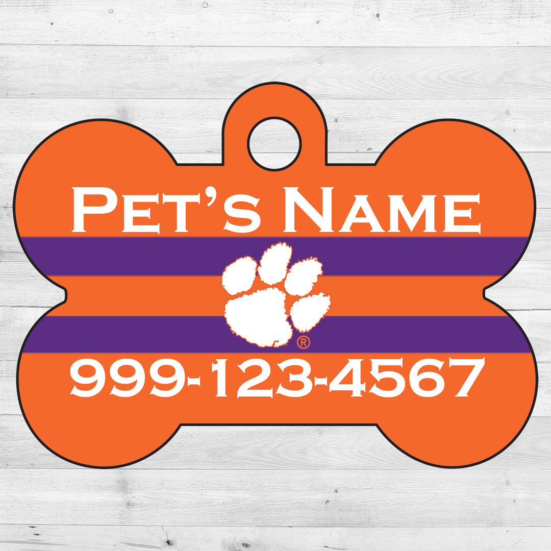 Clemson Tigers | NCAA Officially Licensed | Dog Tag 1-Sided