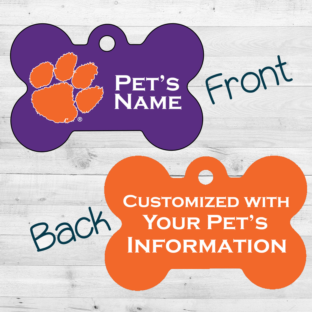 Clemson Tigers | NCAA Officially Licensed | Dog Tag 2-Sided