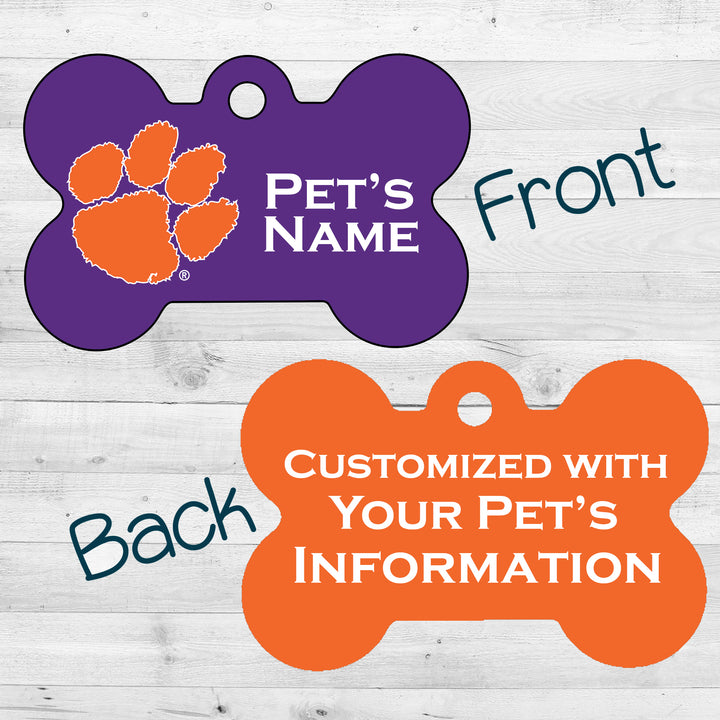 Clemson Tigers | NCAA Officially Licensed | Dog Tag 2-Sided