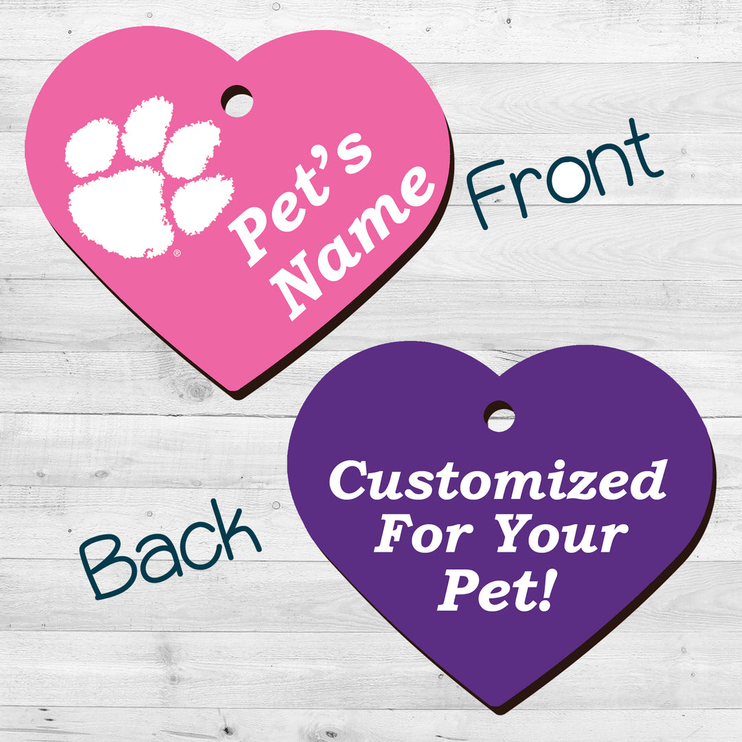 Clemson Tigers | NCAA Officially Licensed | Pet Tag 2-Sided
