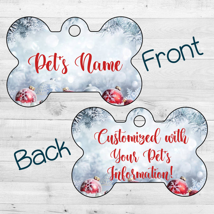 Christmas | Snowfall | Dog Tag 2-Sided