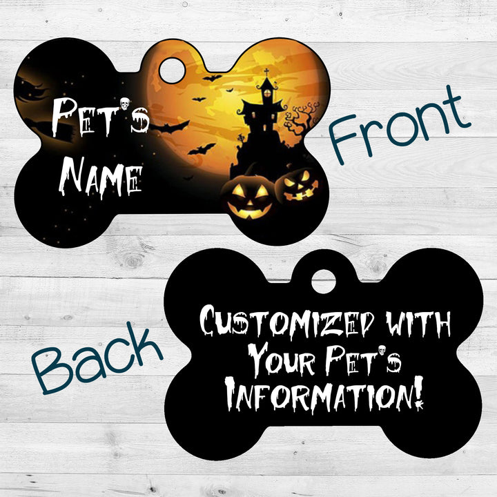 Halloween | Full Moon | Dog Tag 2-Sided