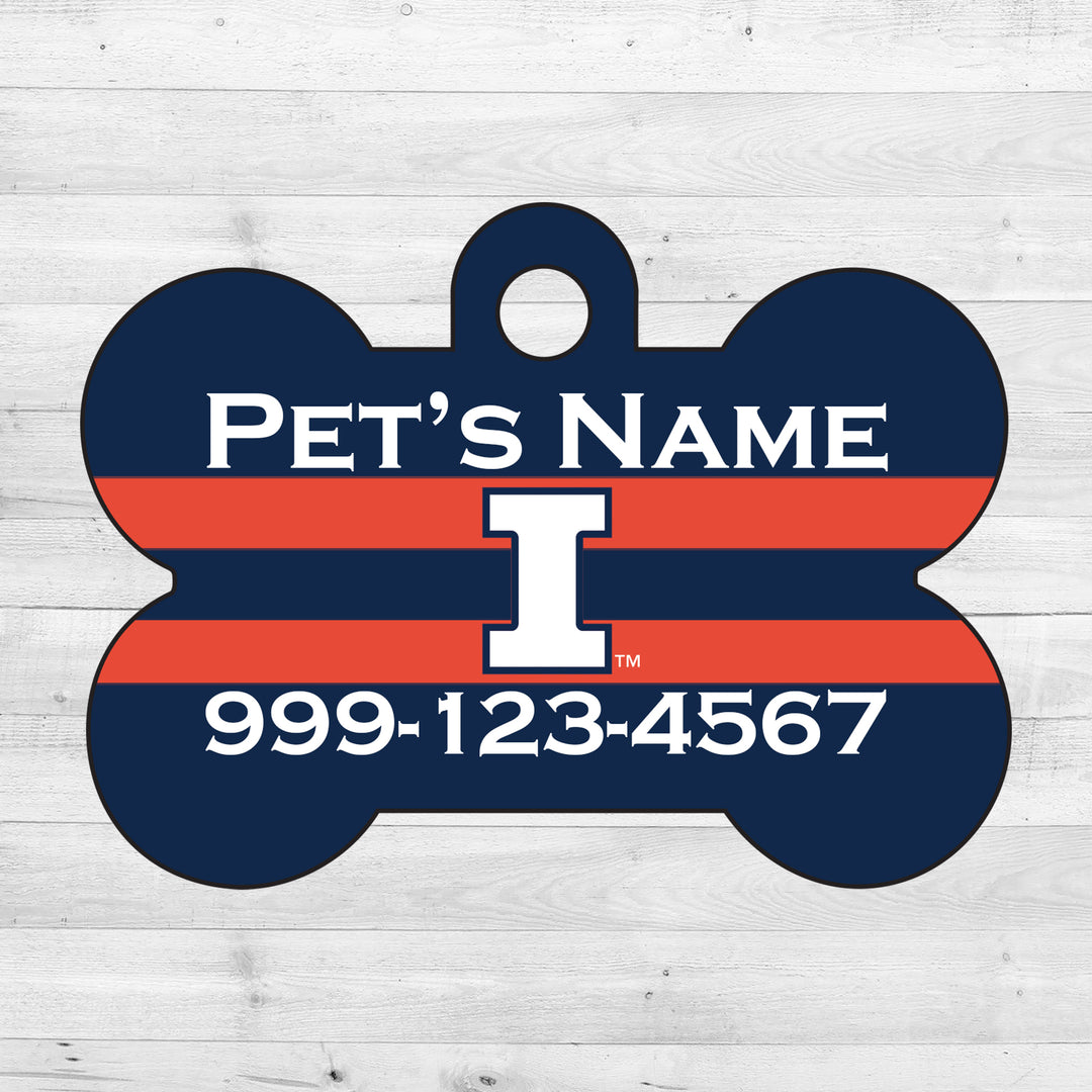 Illinois Fighting Illini | NCAA Officially Licensed | Dog Tag 1-Sided