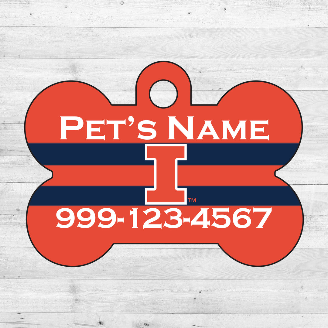 Illinois Fighting Illini | NCAA Officially Licensed | Dog Tag 1-Sided