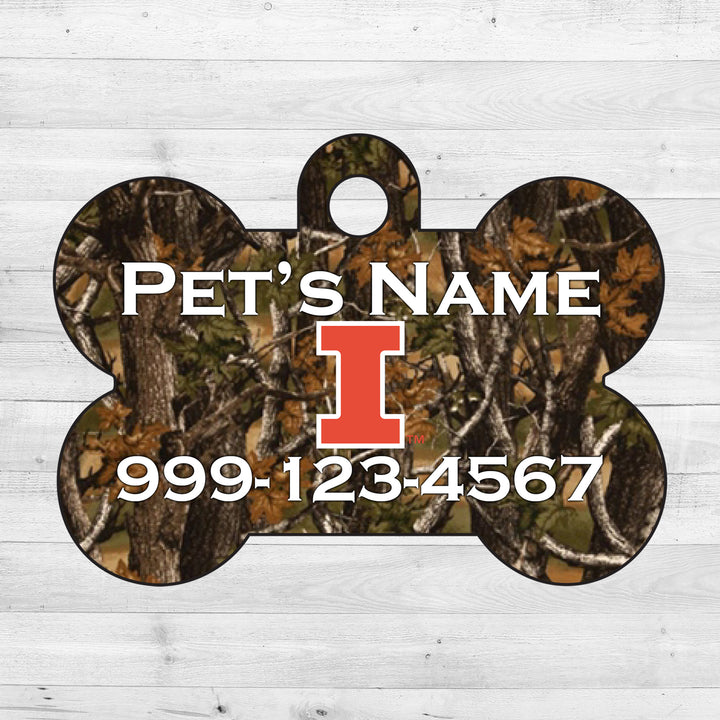 Illinois Fighting Illini | NCAA Officially Licensed | Dog Tag 1-Sided