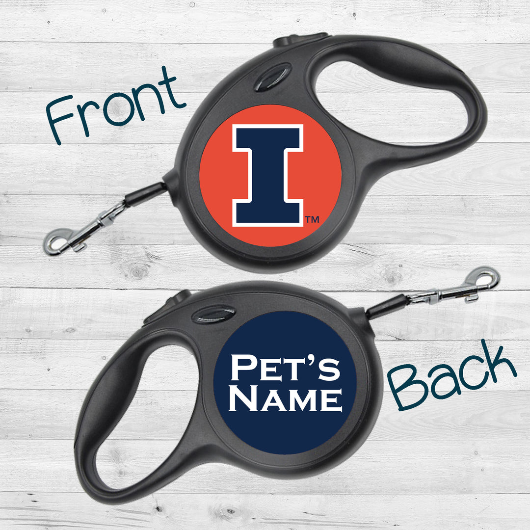Illinois Fighting Illini | NCAA Officially Licensed | Retractable Leash