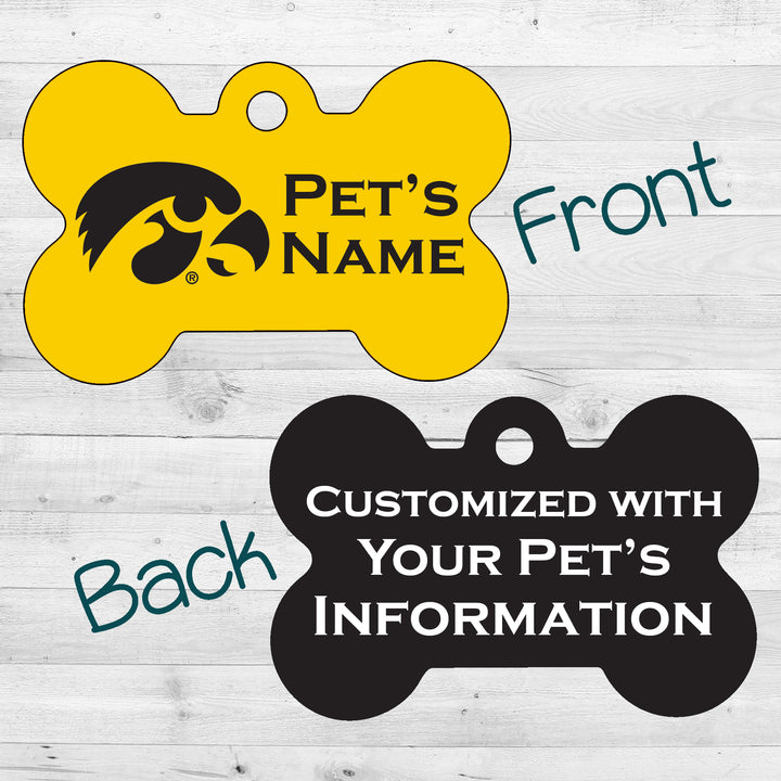 Iowa Hawkeyes | NCAA Officially Licensed | Dog Tag 2-Sided