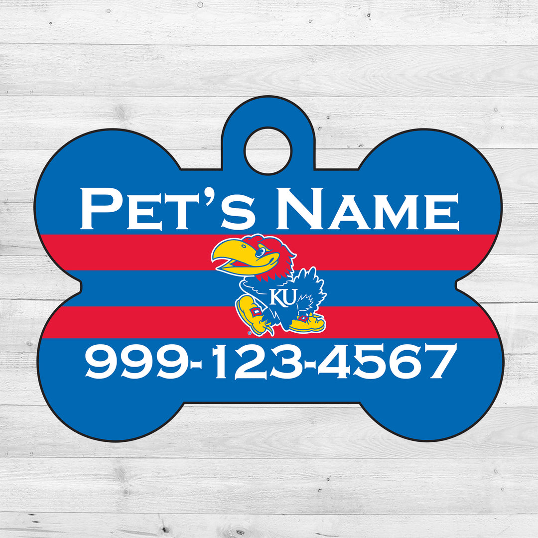 Kansas Jayhawks | NCAA Officially Licensed | Dog Tag 1-Sided
