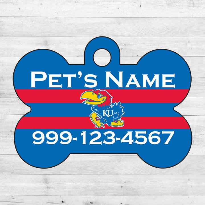 Kansas Jayhawks | NCAA Officially Licensed | Dog Tag 1-Sided