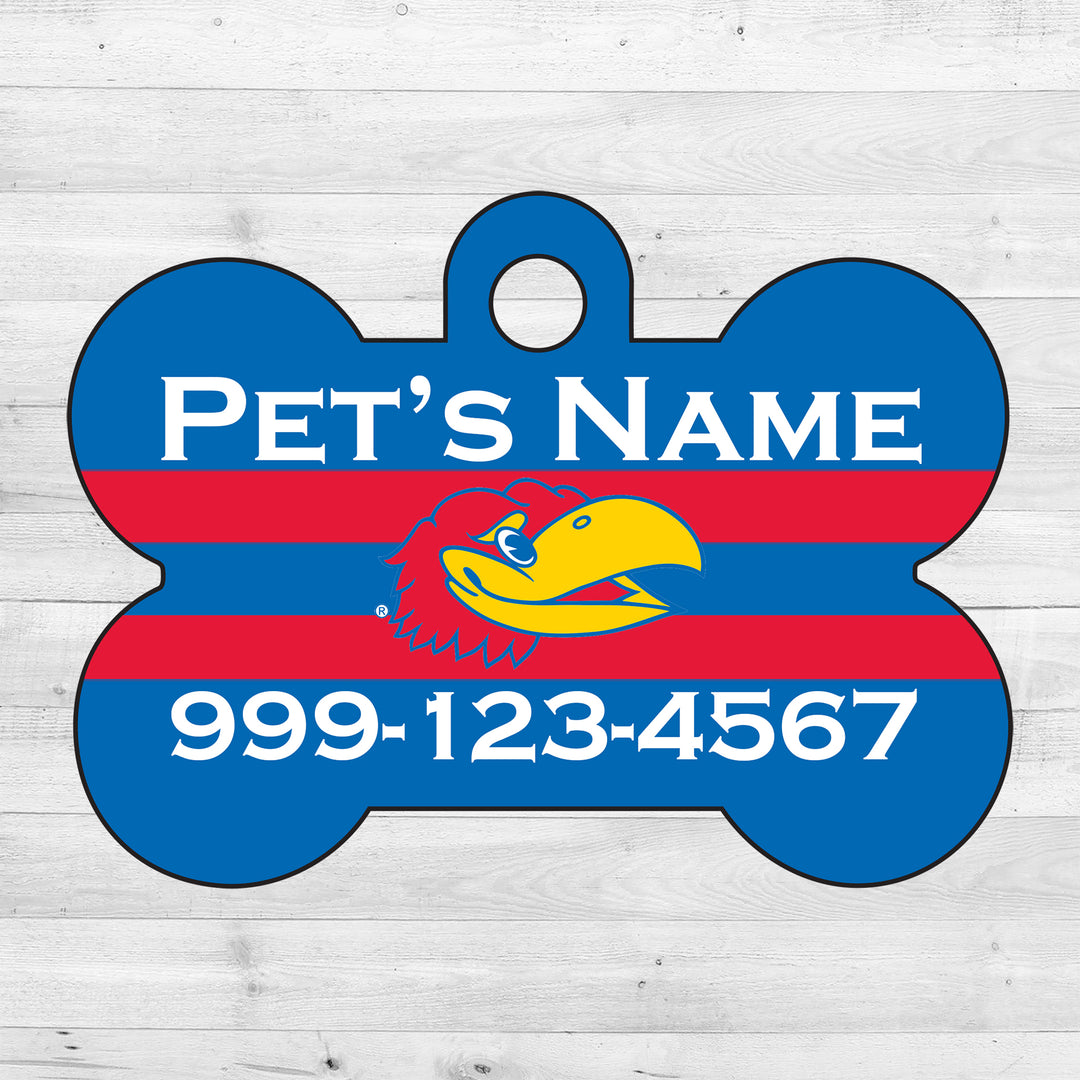 Kansas Jayhawks | NCAA Officially Licensed | Dog Tag 1-Sided