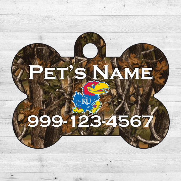 Kansas Jayhawks | NCAA Officially Licensed | Dog Tag 1-Sided