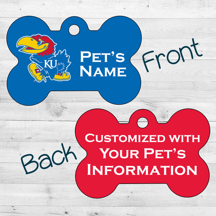 Kansas Jayhawks | NCAA Officially Licensed | Dog Tag 2-Sided