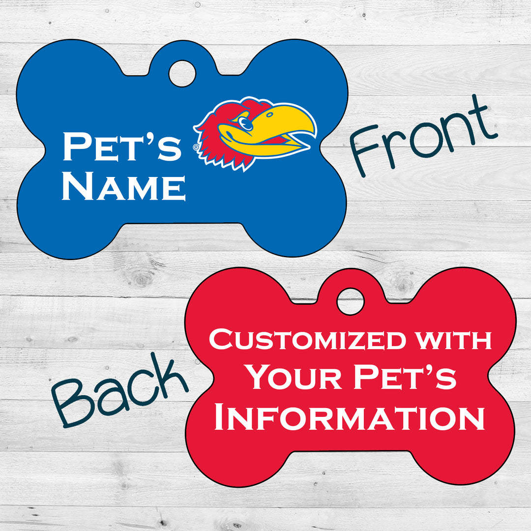 Kansas Jayhawks | NCAA Officially Licensed | Dog Tag 2-Sided