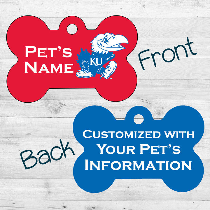 Kansas Jayhawks | NCAA Officially Licensed | Dog Tag 2-Sided