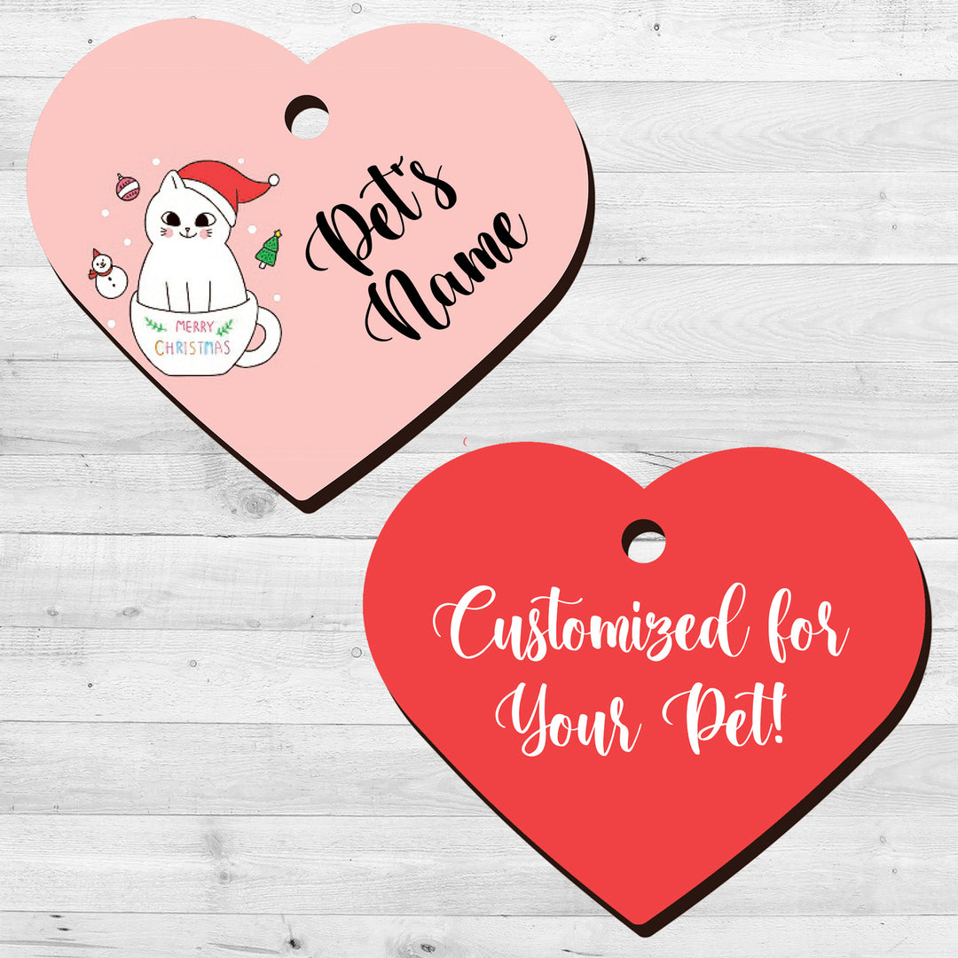 Christmas | Kitten Clause | Pet Tag 2-Sided