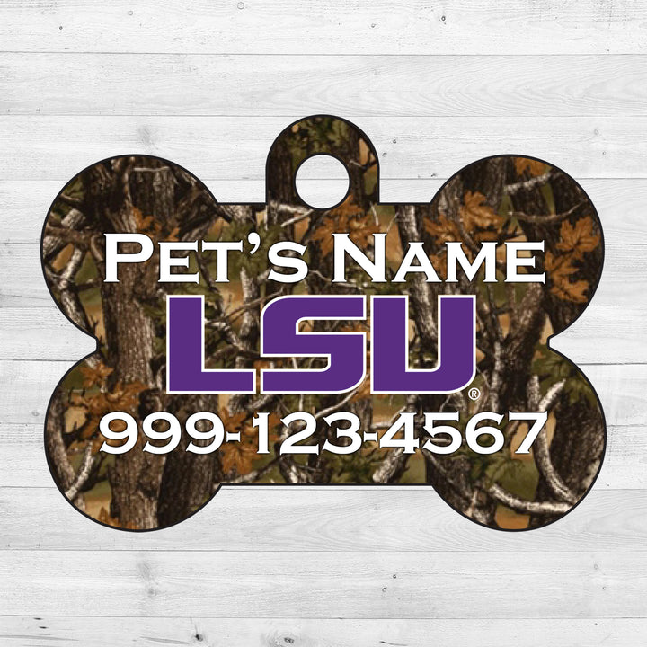 LSU Tigers | NCAA Officially Licensed | Dog Tag 1-Sided
