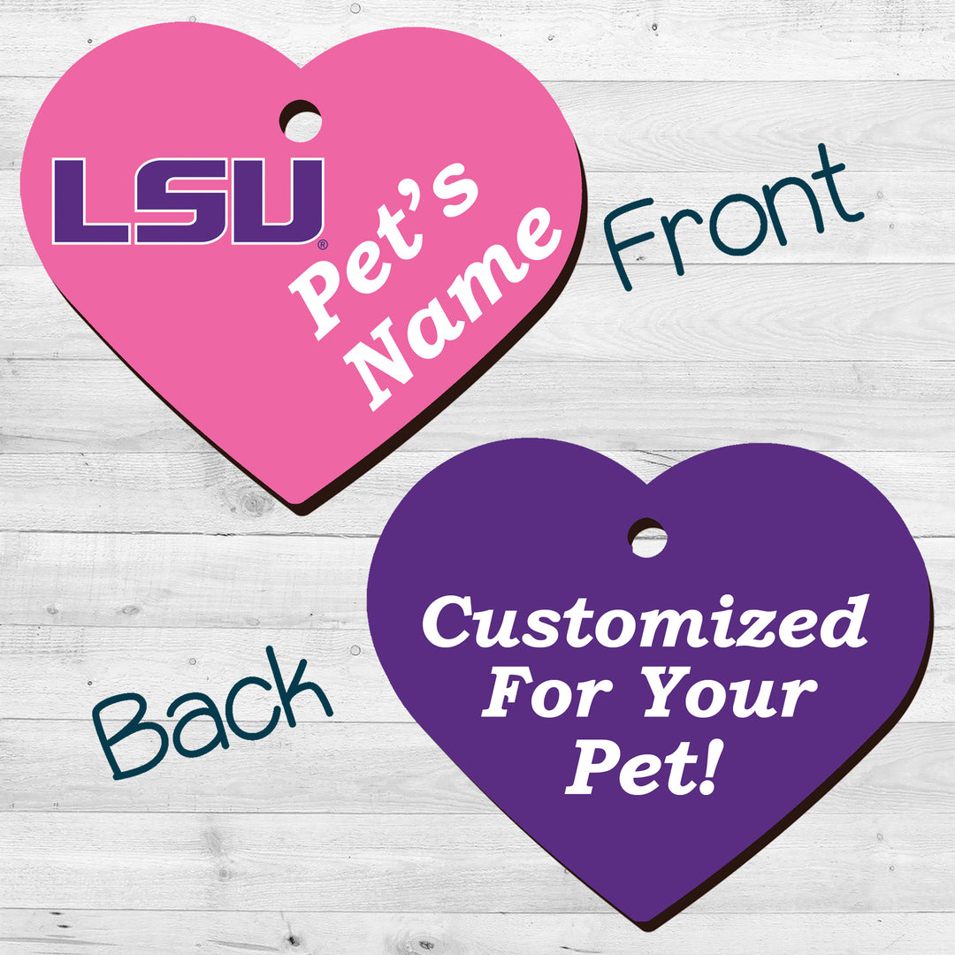 LSU Tigers | NCAA Officially Licensed | Pet Tag 2-Sided