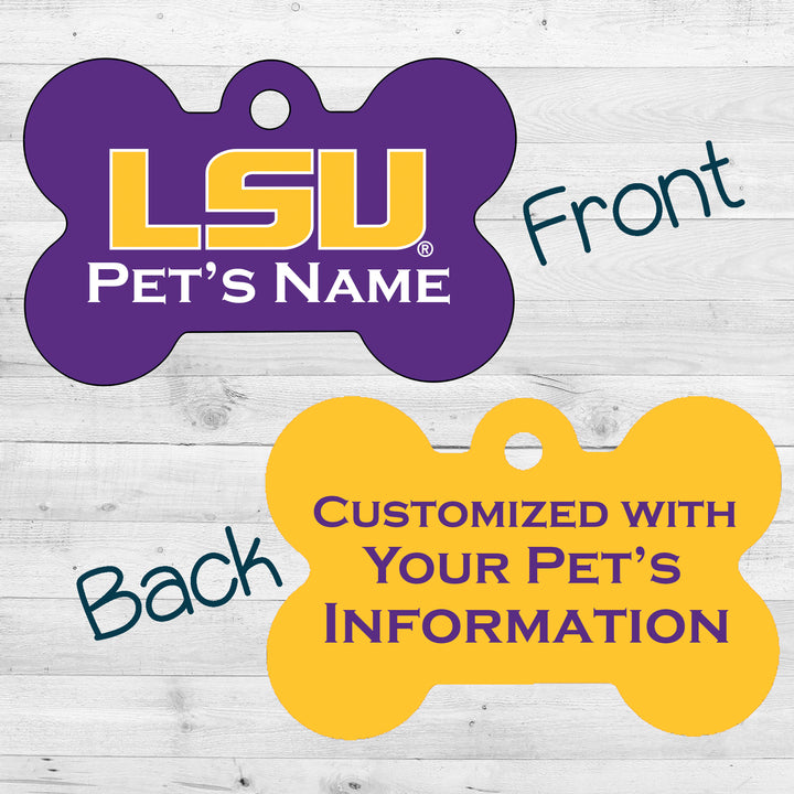 LSU Tigers | NCAA Officially Licensed | Dog Tag 2-Sided