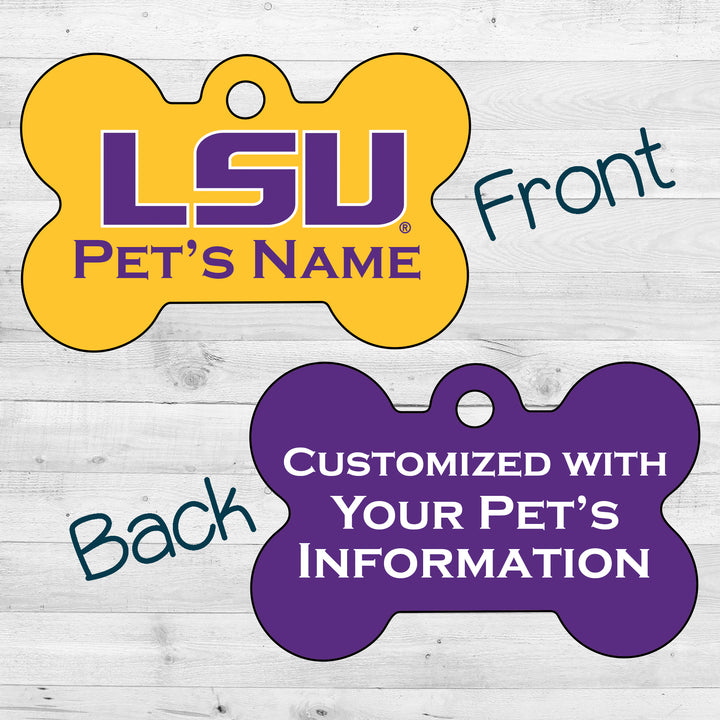 LSU Tigers | NCAA Officially Licensed | Dog Tag 2-Sided