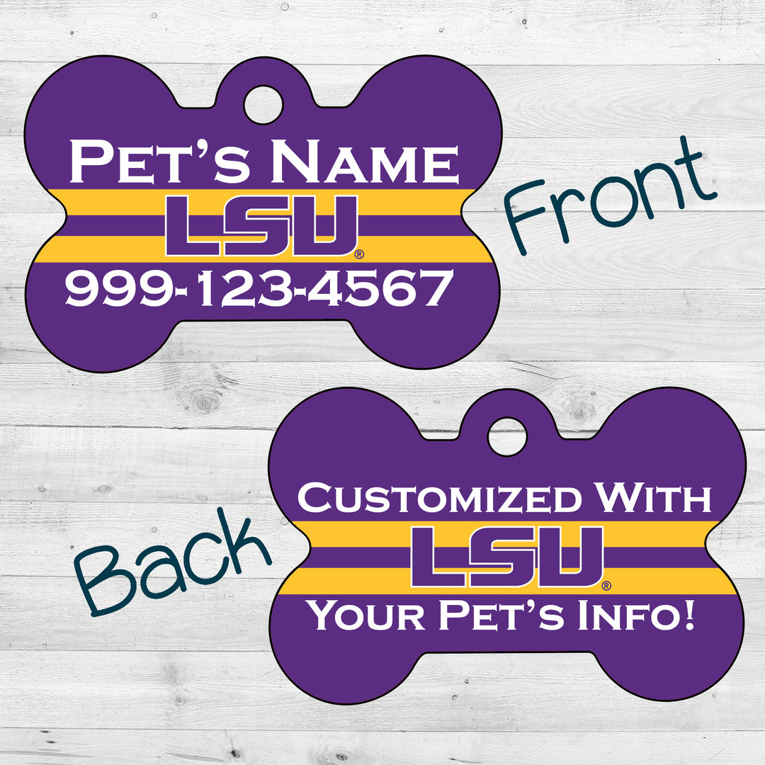 LSU Tigers | NCAA Officially Licensed | Dog Tag 2-Sided