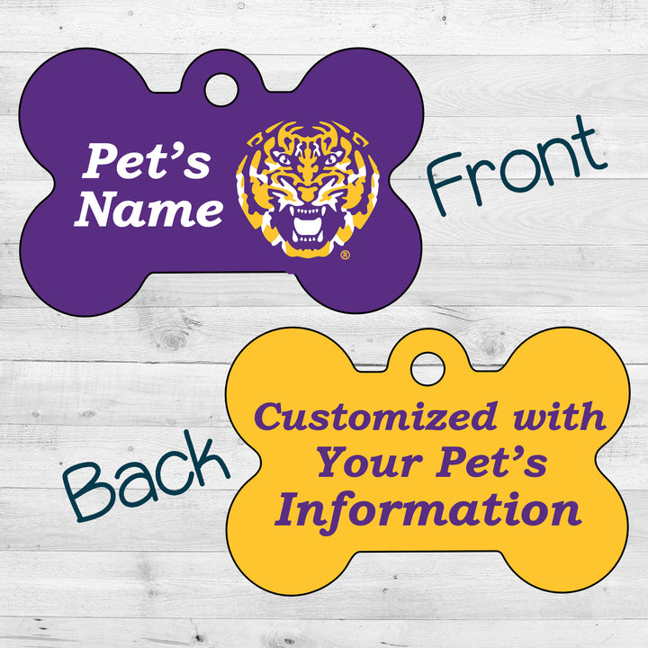 LSU Tigers | NCAA Officially Licensed | Dog Tag 2-Sided