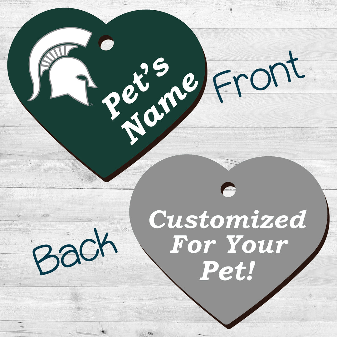 Michigan State Spartans | NCAA Officially Licensed | Pet Tag 2-Sided