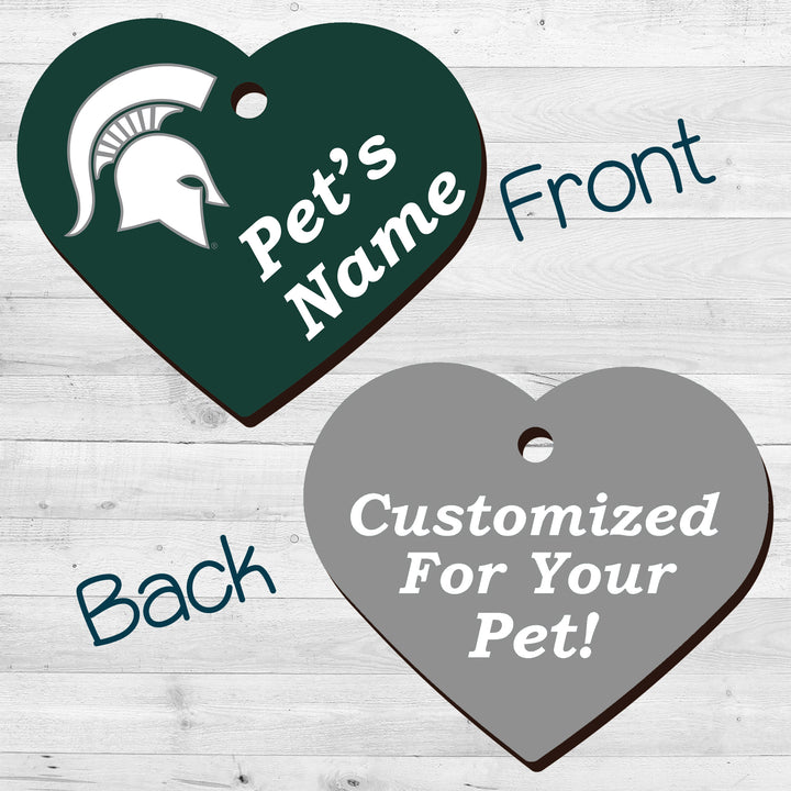 Michigan State Spartans | NCAA Officially Licensed | Pet Tag 2-Sided