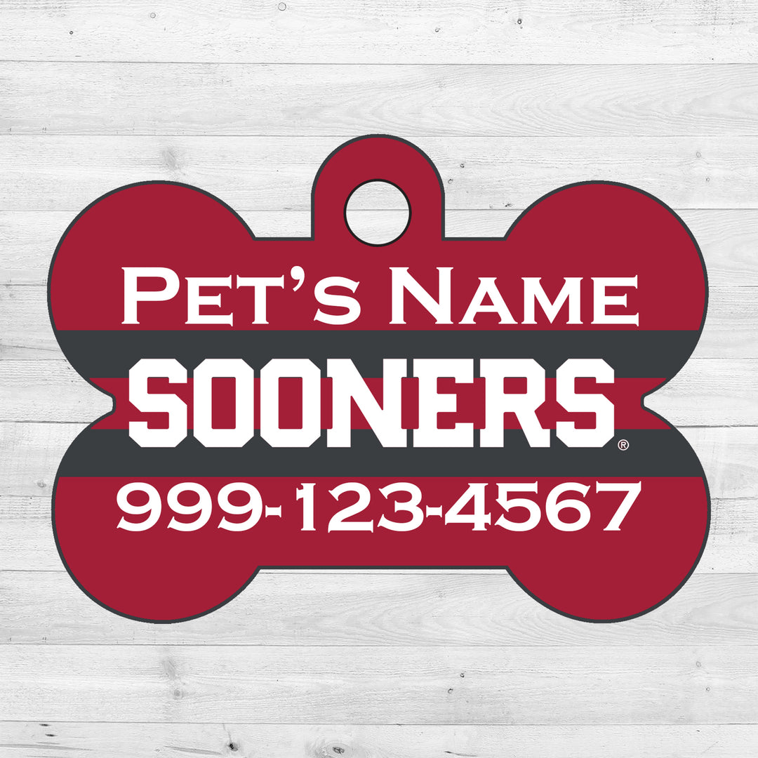 Oklahoma Sooners | NCAA Officially Licensed | Dog Tag 1-Sided