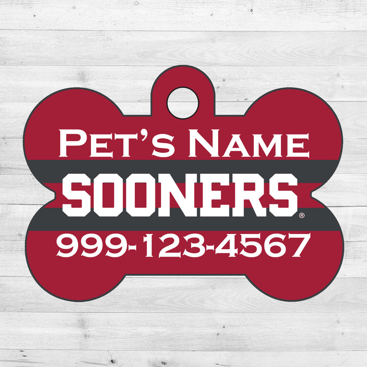 Oklahoma Sooners | NCAA Officially Licensed | Dog Tag 1-Sided