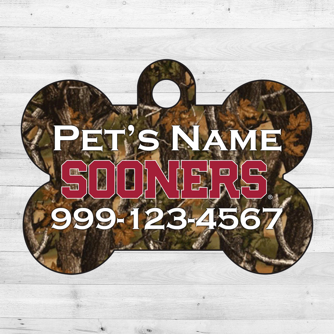 Oklahoma Sooners | NCAA Officially Licensed | Dog Tag 1-Sided